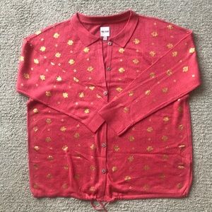 NIC+ZOE LINEN blend Cardigan Sweater.